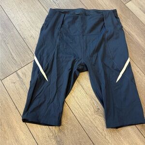 Alia Deep Blue Activewear Shorts